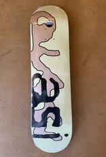 QUASI SKATEBOARDS Lowercase Team Deck Yellow - 8.0