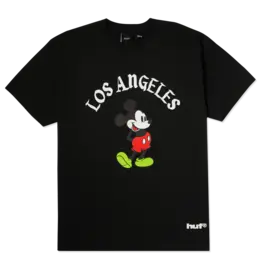 Disney x Huf Los Angeles Mickey Worldwide T-Shirt - Black