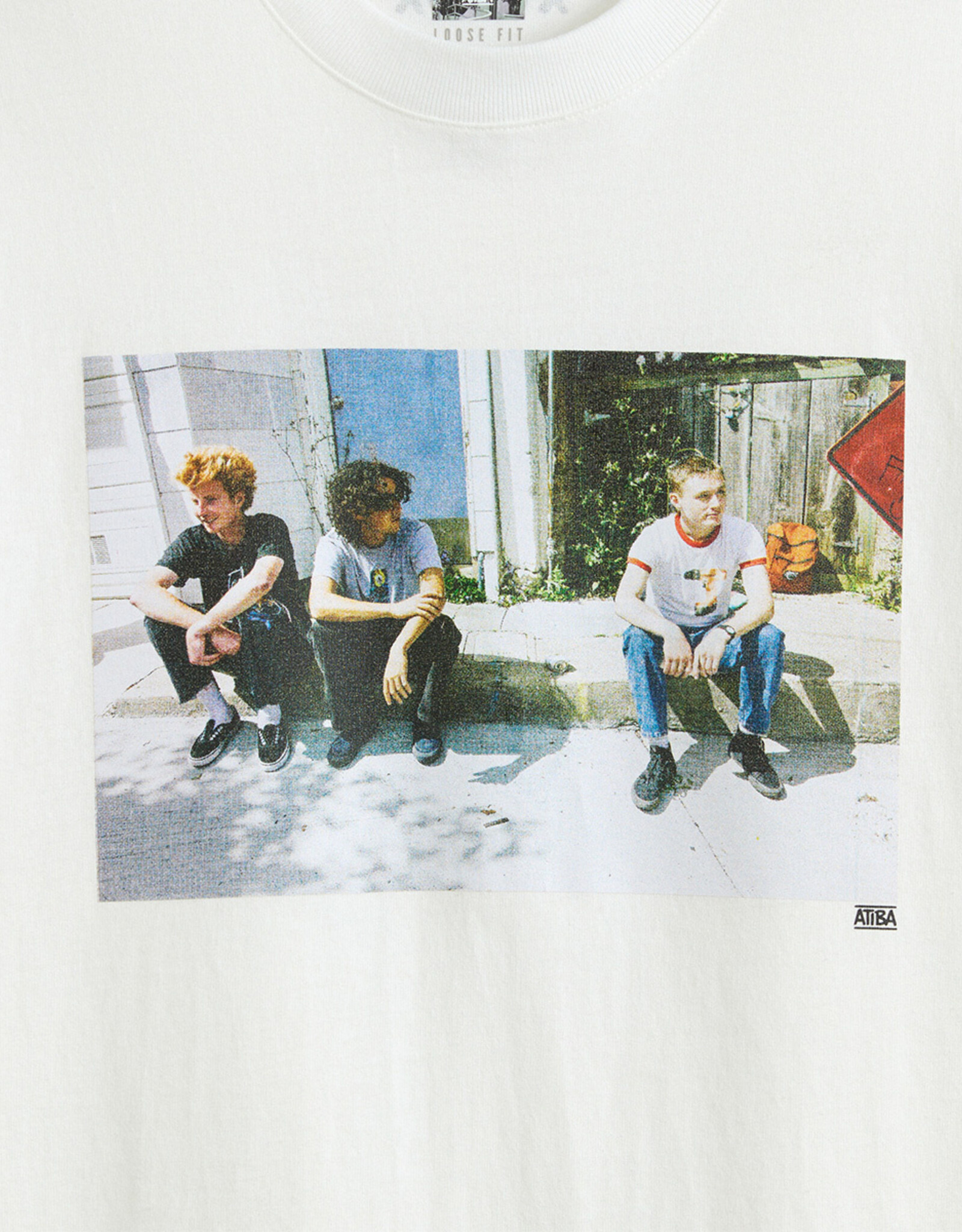 VANS Skate Atiba Haze Curb Crew S/S Tee - White