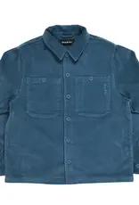 QUASI SKATEBOARDS Montauk L/S Cord Button Overshirt - Teal
