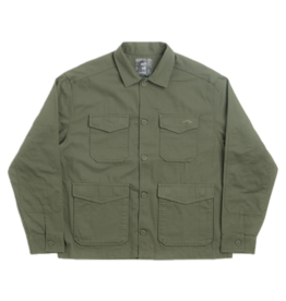 VANS Skate Atiba Haze Military Overshirt - Pine