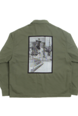 VANS Skate Atiba Haze Military Overshirt - Pine