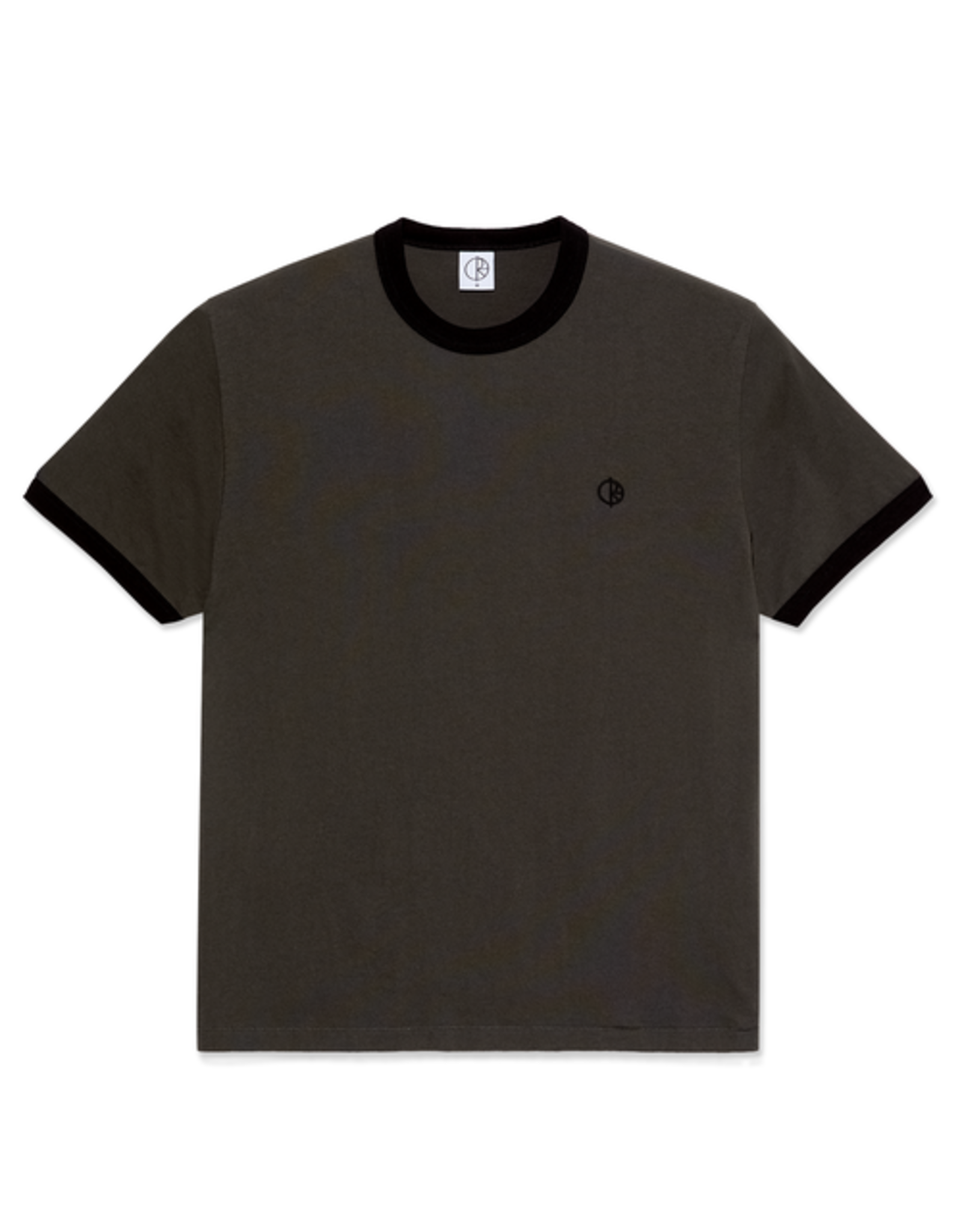 Polar Ringer Tee - Dirty Black / Black