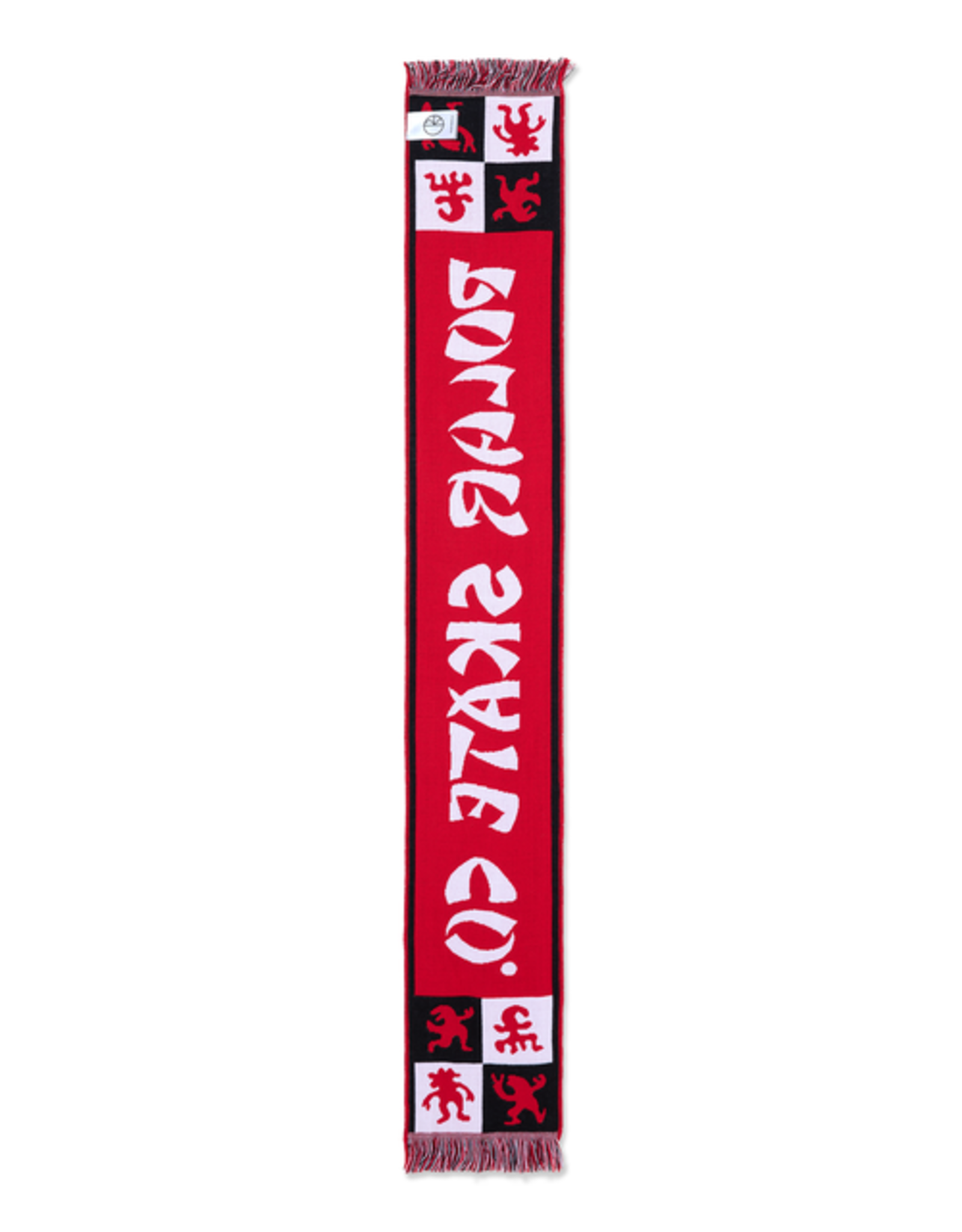 Polar Football Scarf - Checkers Red