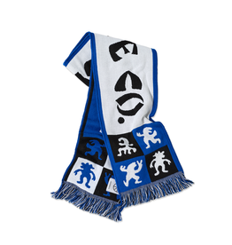 Polar Football Scarf - Checkers Blue