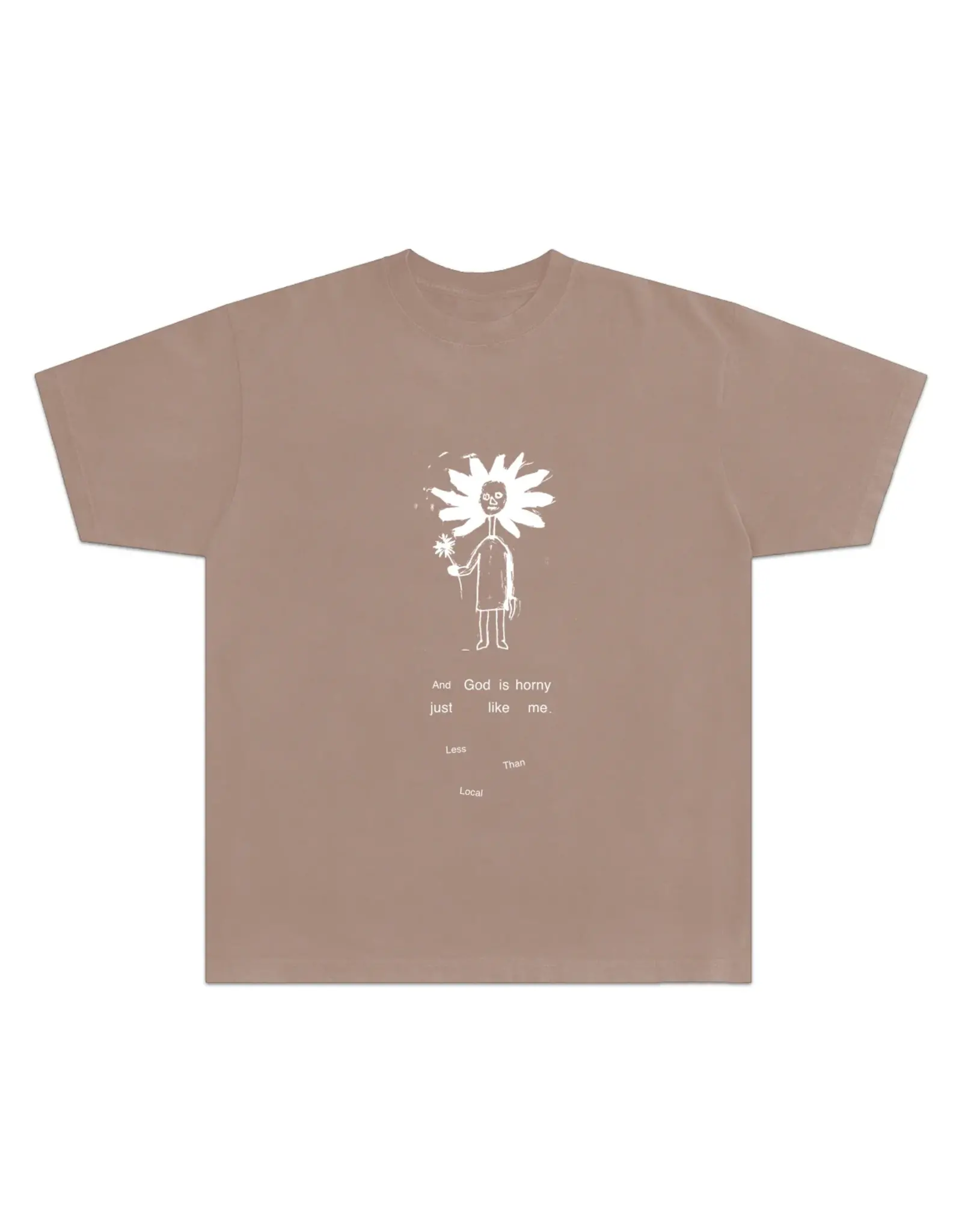LESS THAN LOCAL Less Than Local Horny God Tee - Chestnut