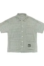 LESS THAN LOCAL Less Than Local Productions Button Up - Sage Stripe