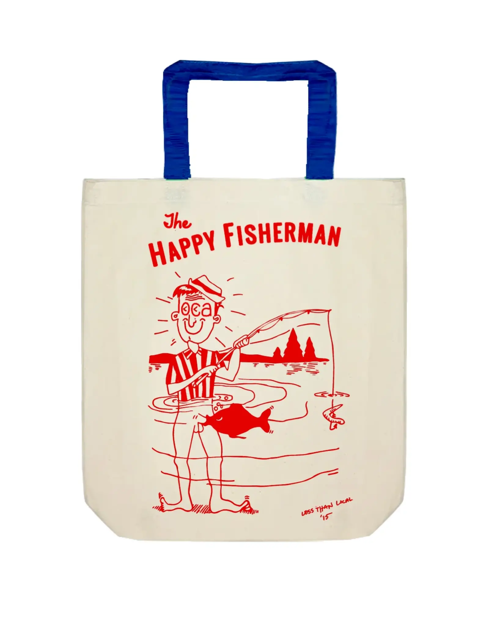 LESS THAN LOCAL Less Than Local Happy Fisherman Tote - Natural