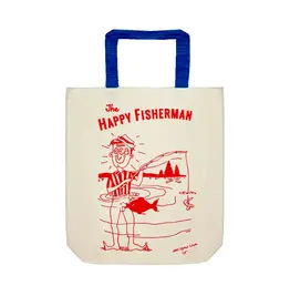 LESS THAN LOCAL Less Than Local Happy Fisherman Tote - Natural