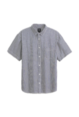 VANS Lawson Stripe S/S Woven Shirt - White / Dress Blues