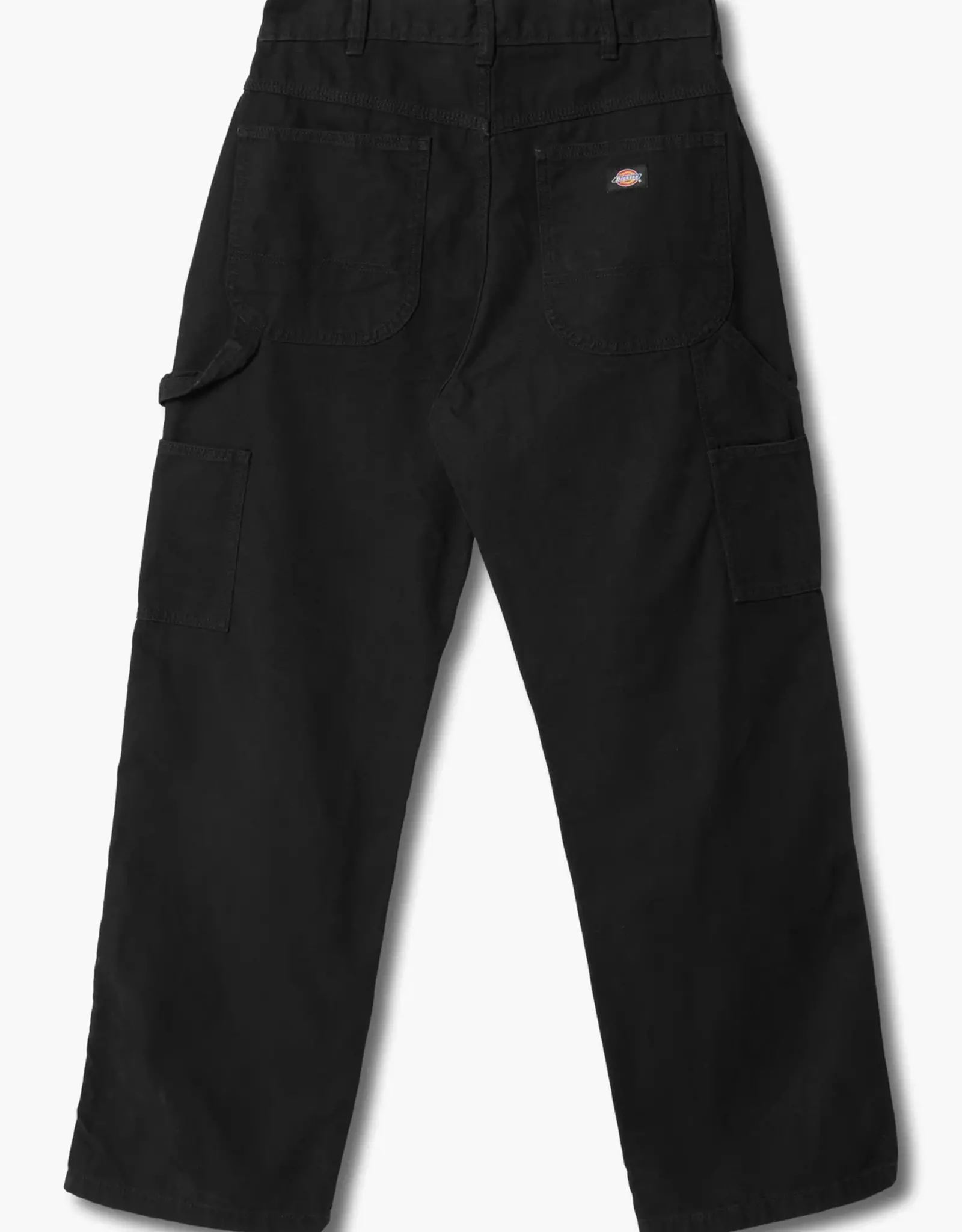 DICKIES Mens Double Knee Canvas Carpenter Pant - Black