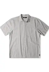 FORMER Reynolds Stripe S/S Shirt - Bone