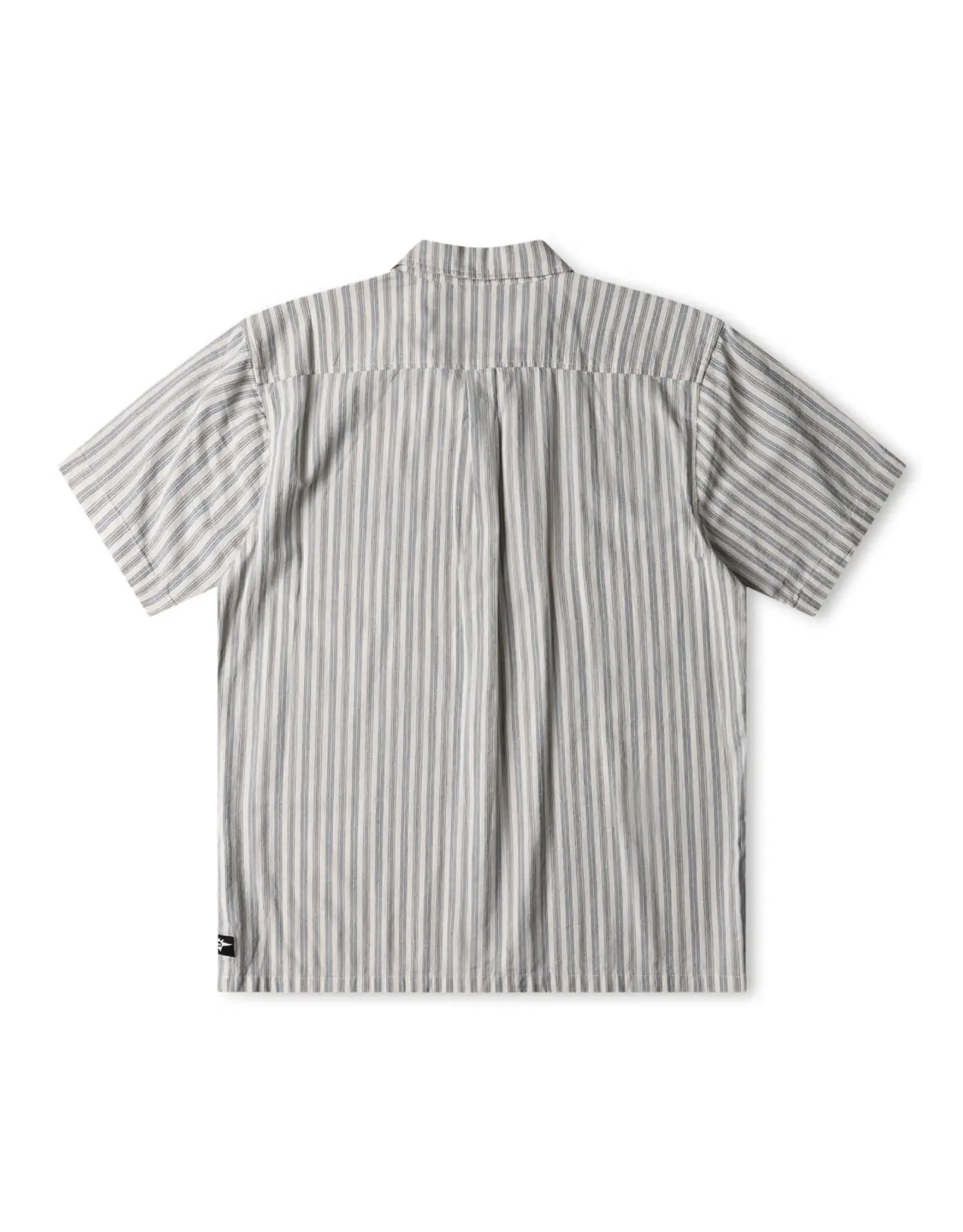FORMER Reynolds Stripe S/S Shirt - Bone