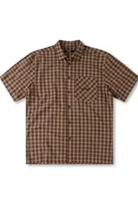 FORMER Manners Check S/S Shirt - Bark