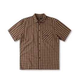 FORMER Manners Check S/S Shirt - Bark