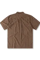 FORMER Manners Check S/S Shirt - Bark