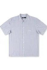 FORMER Manners Check S/S Shirt - Vintage Navy