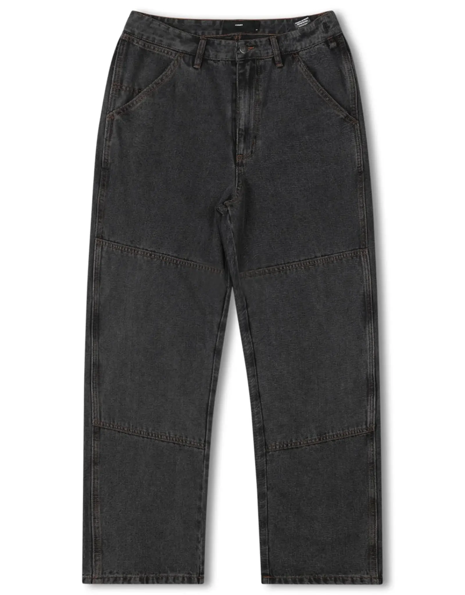 FORMER VT Distend Denim Carpenter Pant - Washed Black