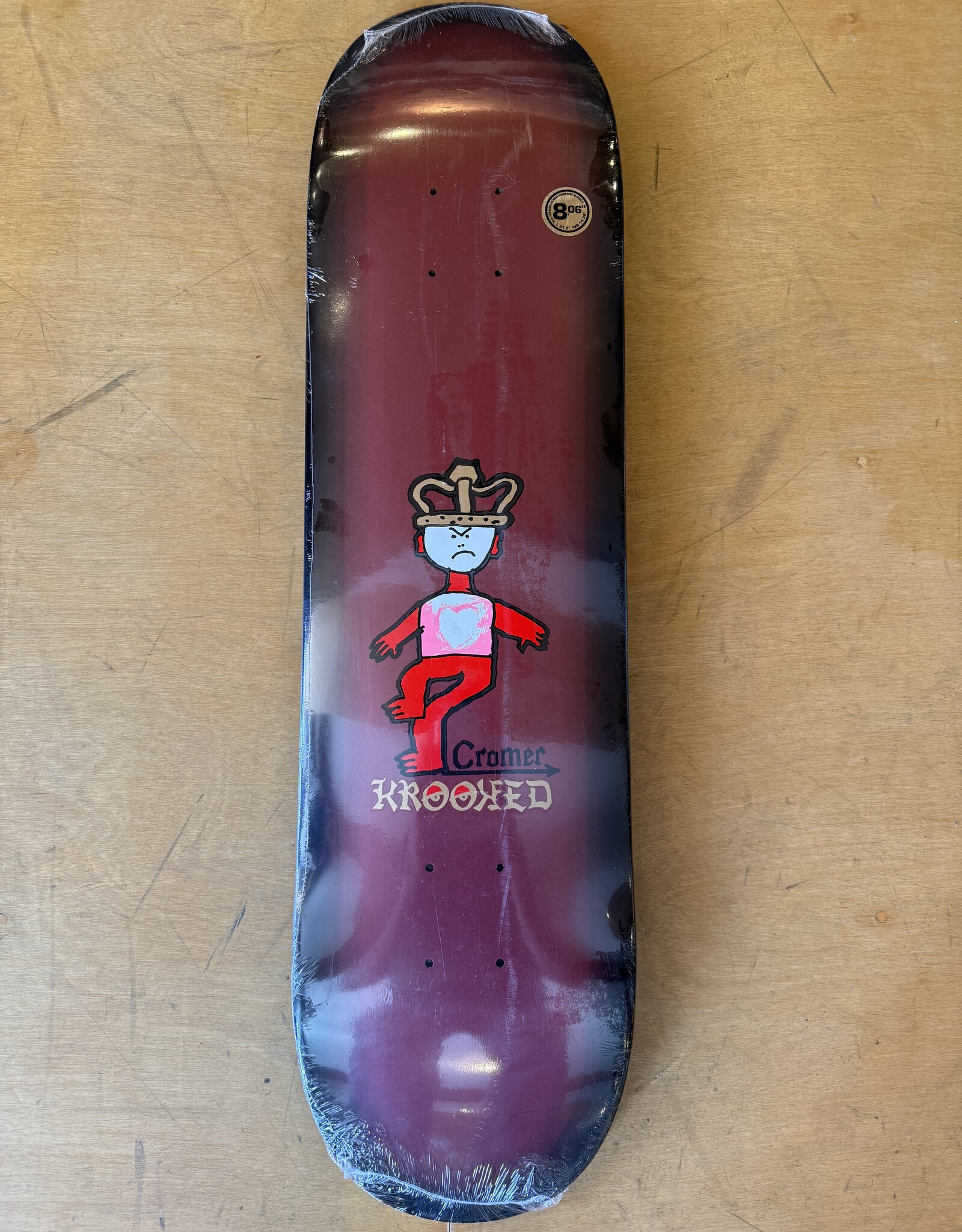 KROOKED Cromer Mad King Deck - 8.06