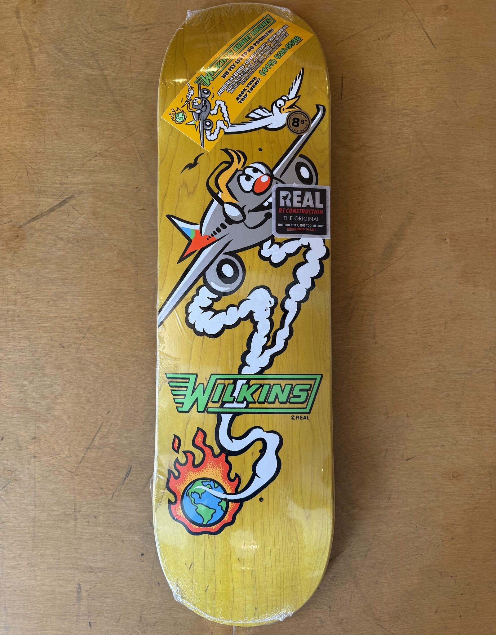 REAL SKATEBOARDS Wilkins Mascot Deck - 8.5