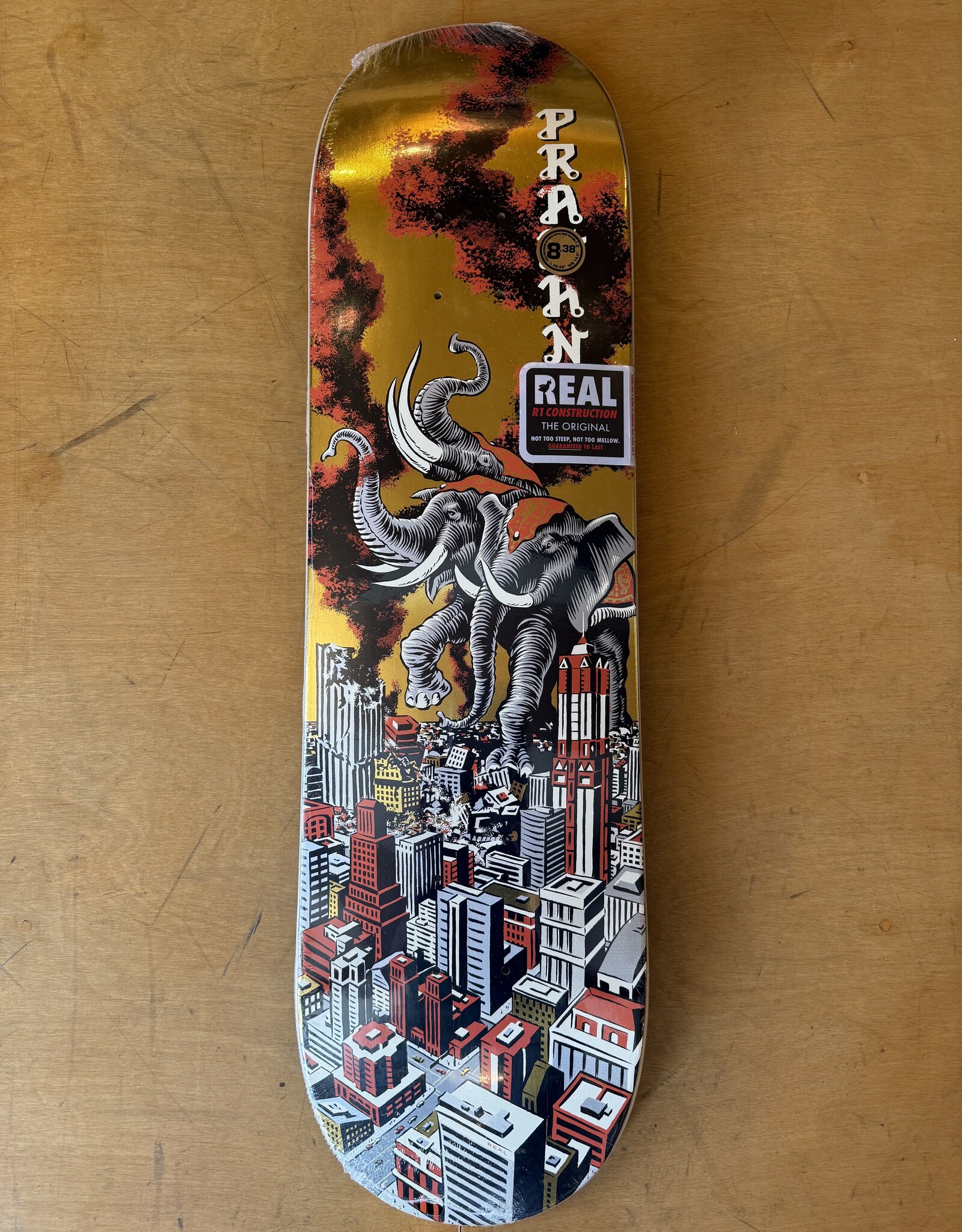 REAL SKATEBOARDS Patrick Praman Rampage LTD Deck - 8.38