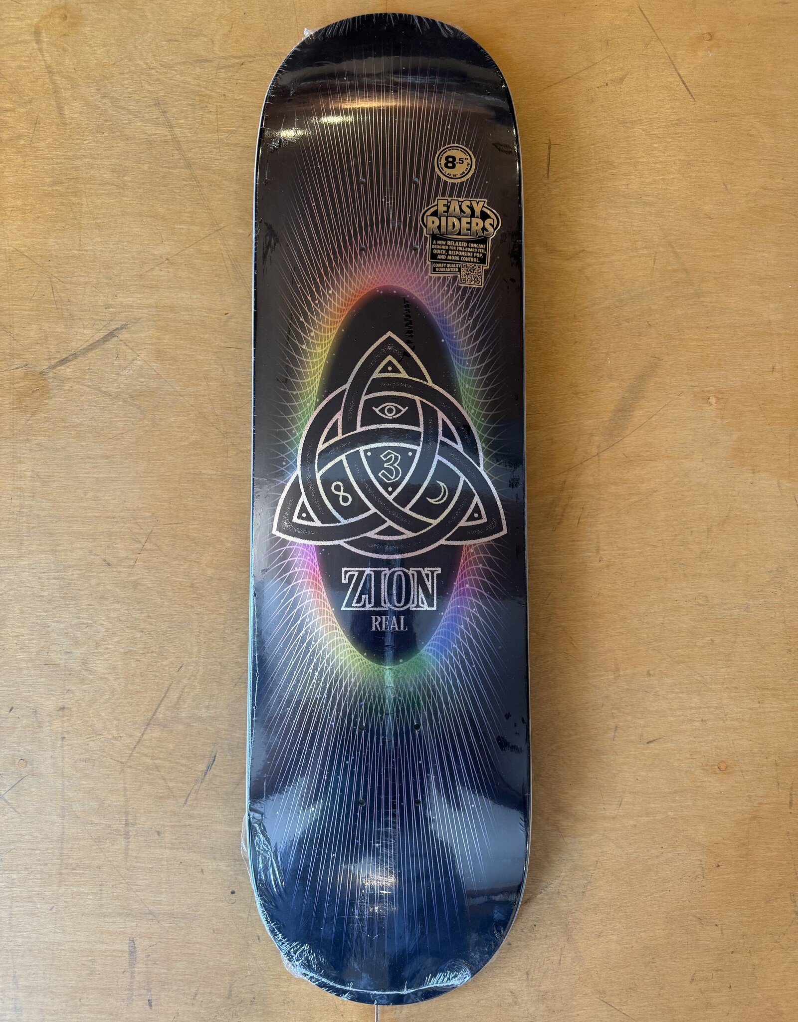 REAL SKATEBOARDS Zion Wright Power of 3's EZ Deck - 8.5