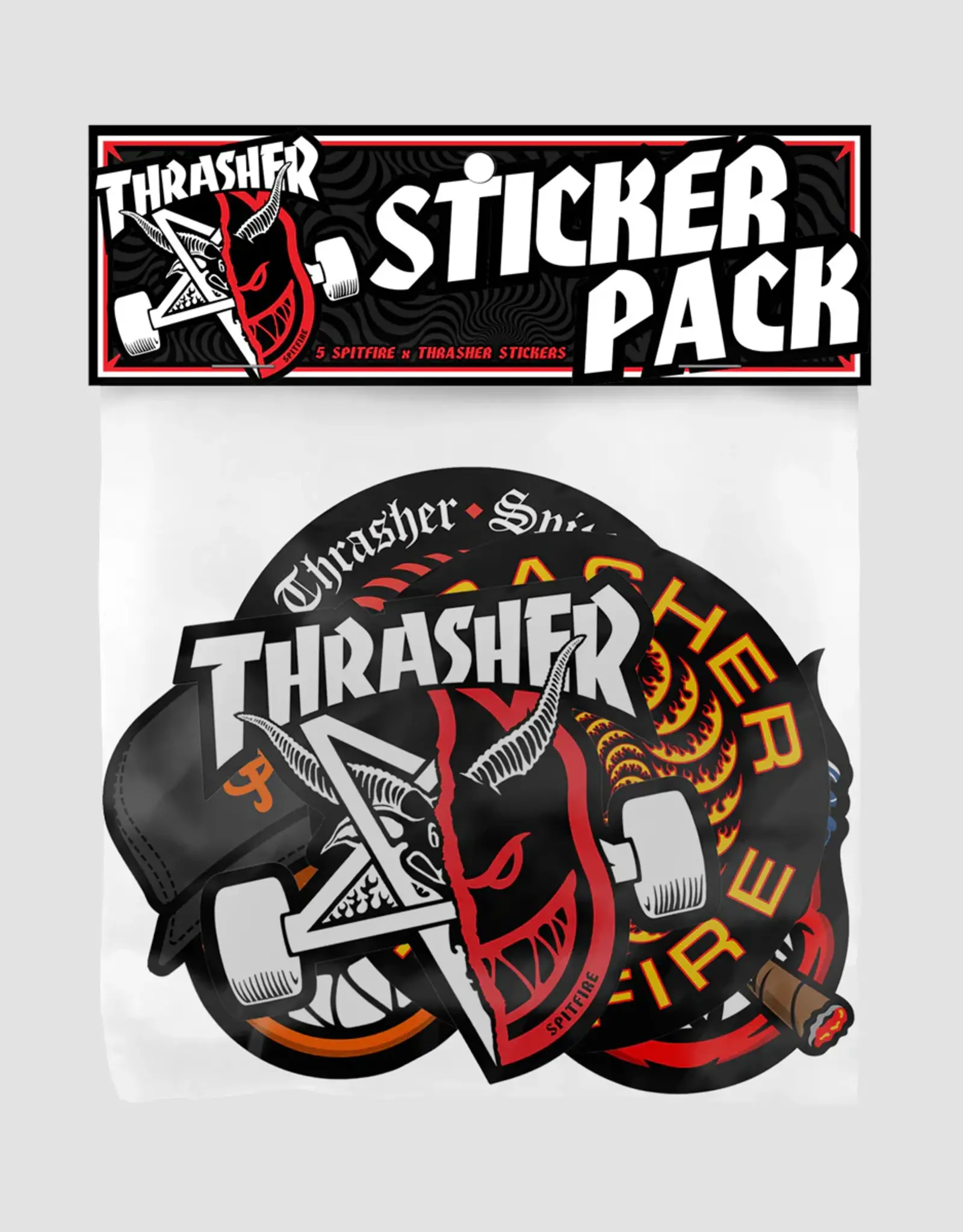 SPITFIRE Thrasher x Spitfire Sticker Pack