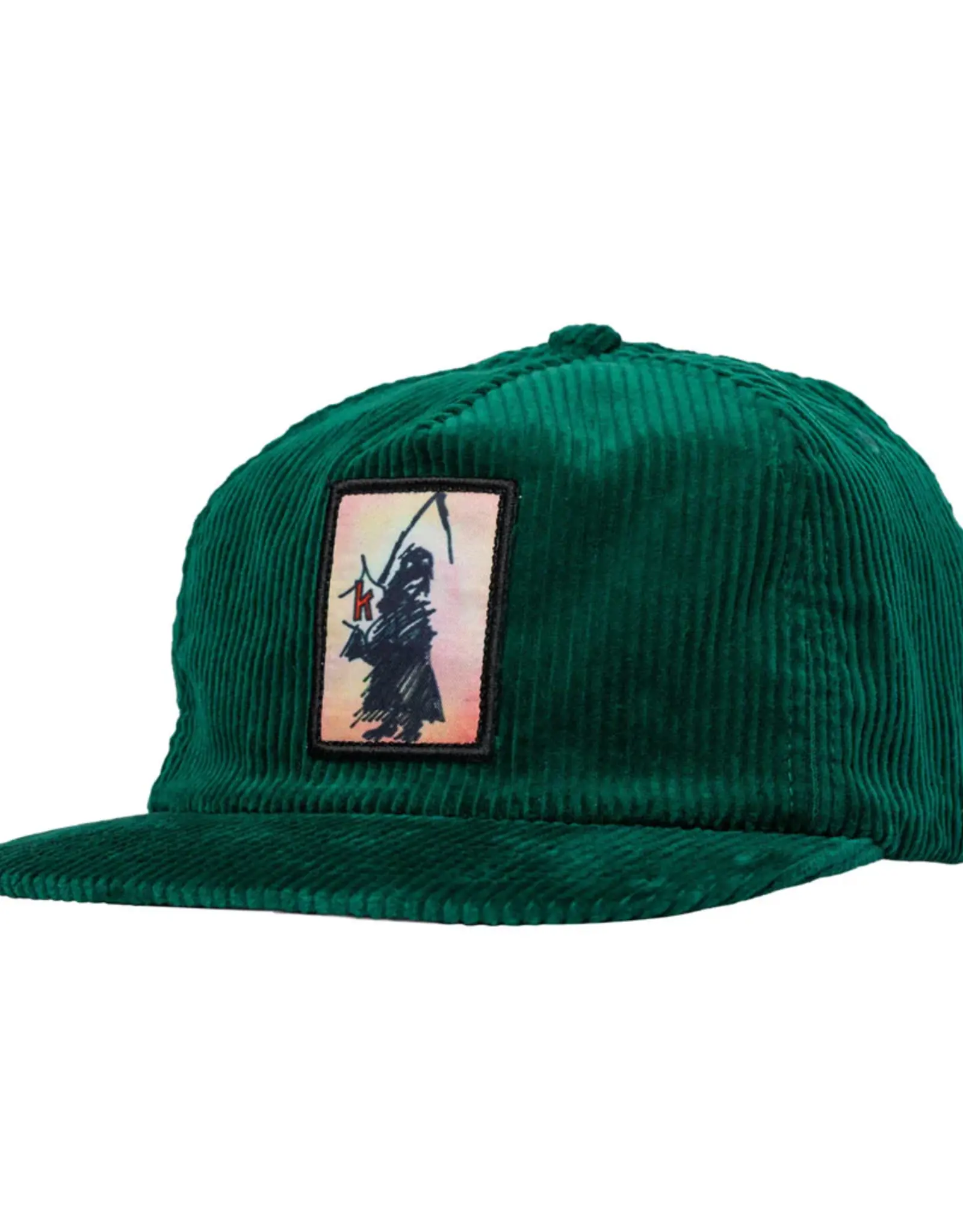 KROOKED Reaper Snap Back Cord Hat - Emerald