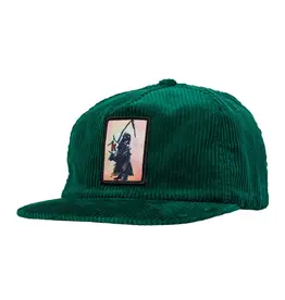 KROOKED Reaper Snap Back Cord Hat - Emerald