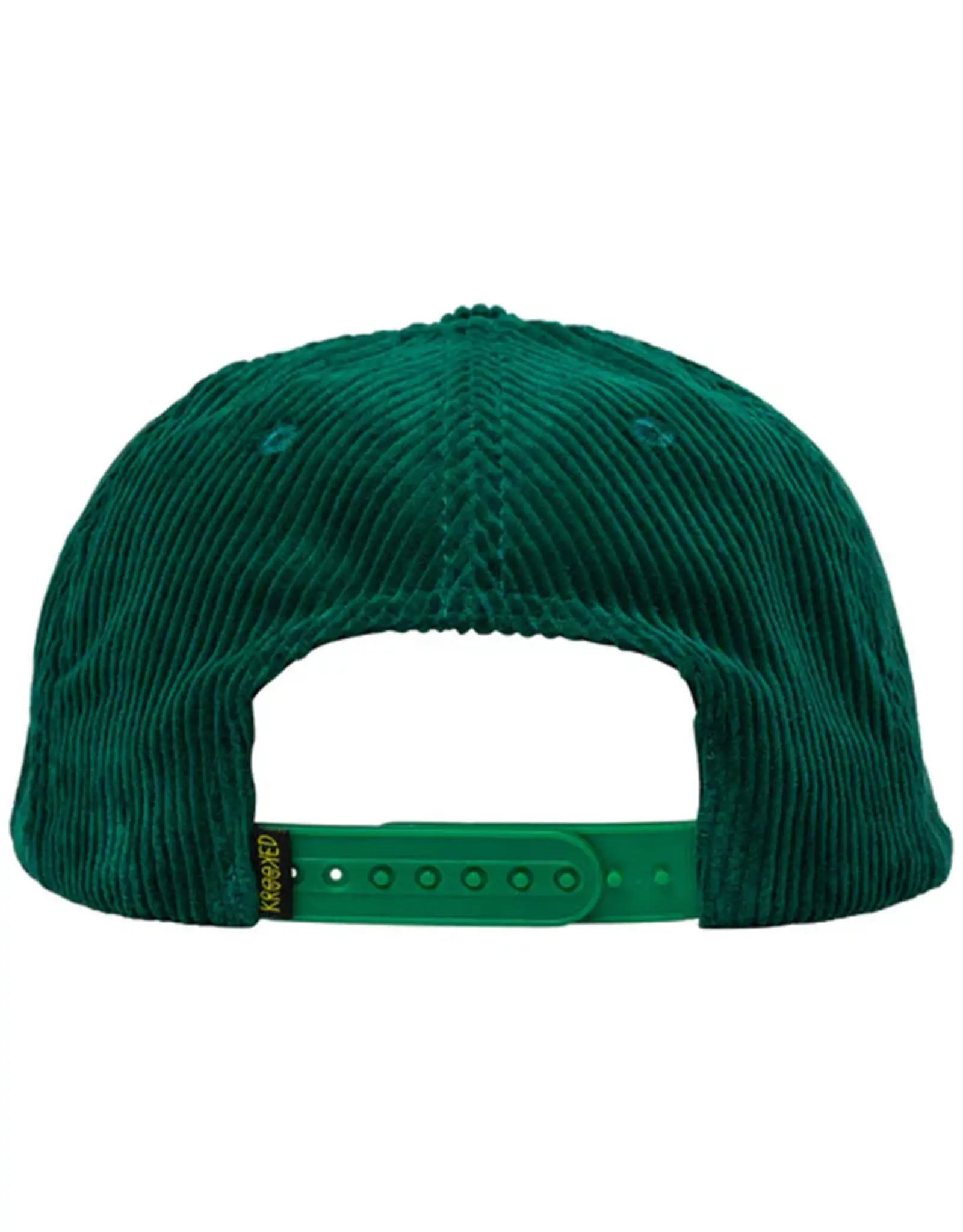 KROOKED Reaper Snap Back Cord Hat - Emerald