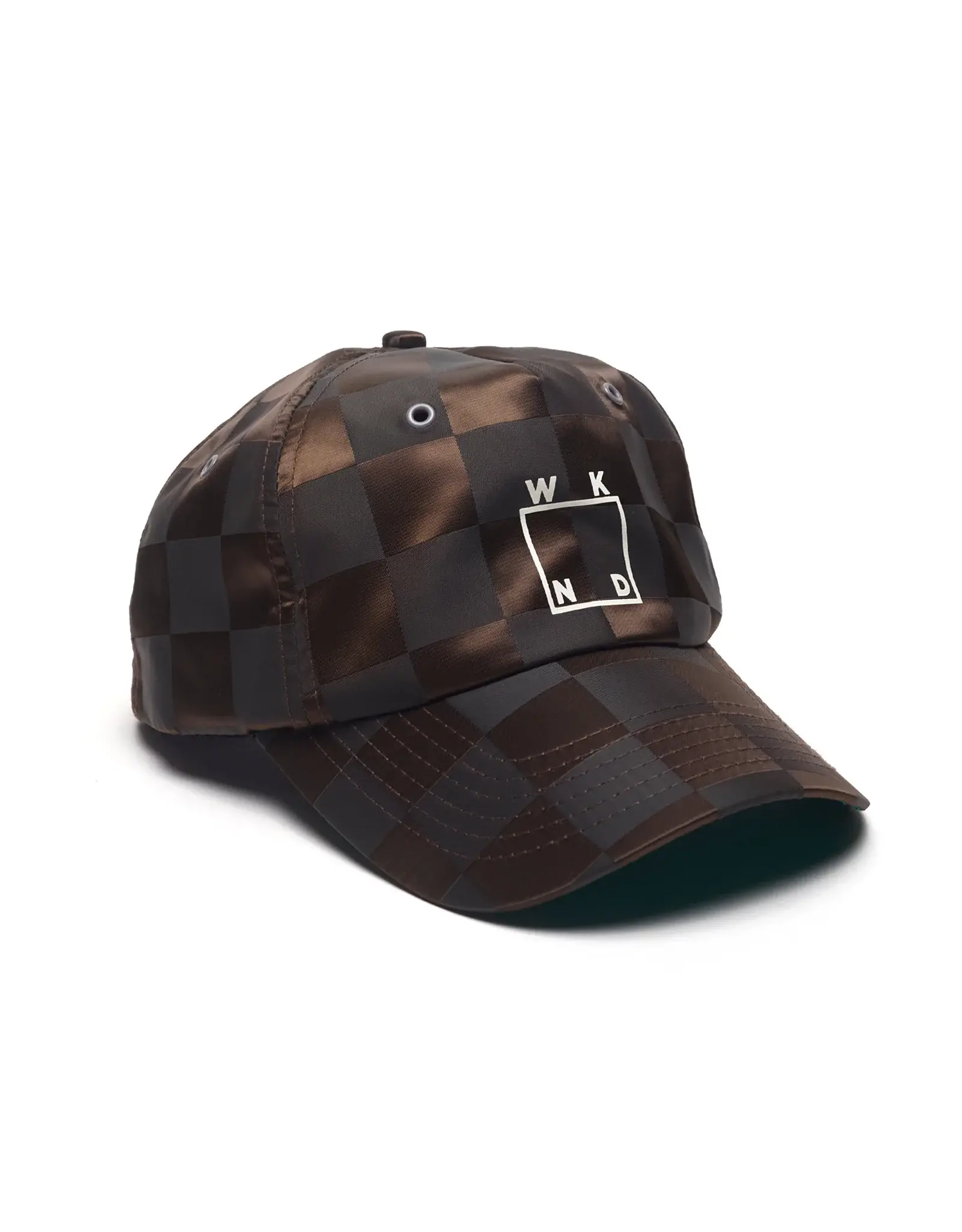 WKND Techie Hat - Checkered Brown