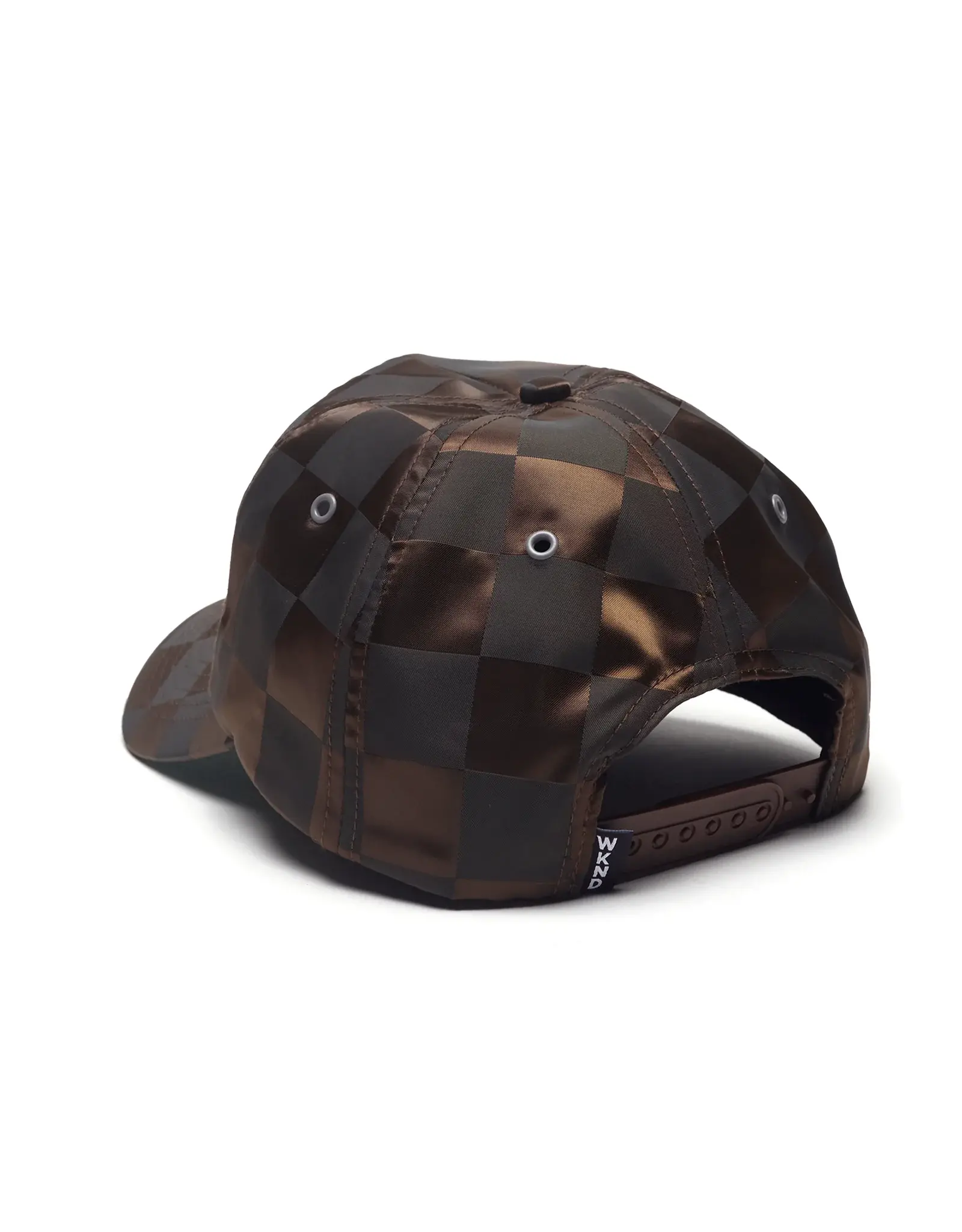 WKND Techie Hat - Checkered Brown