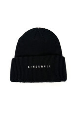 KINGSWELL KINGSWELL EMBROIDERED FOS BEANIE - BLACK