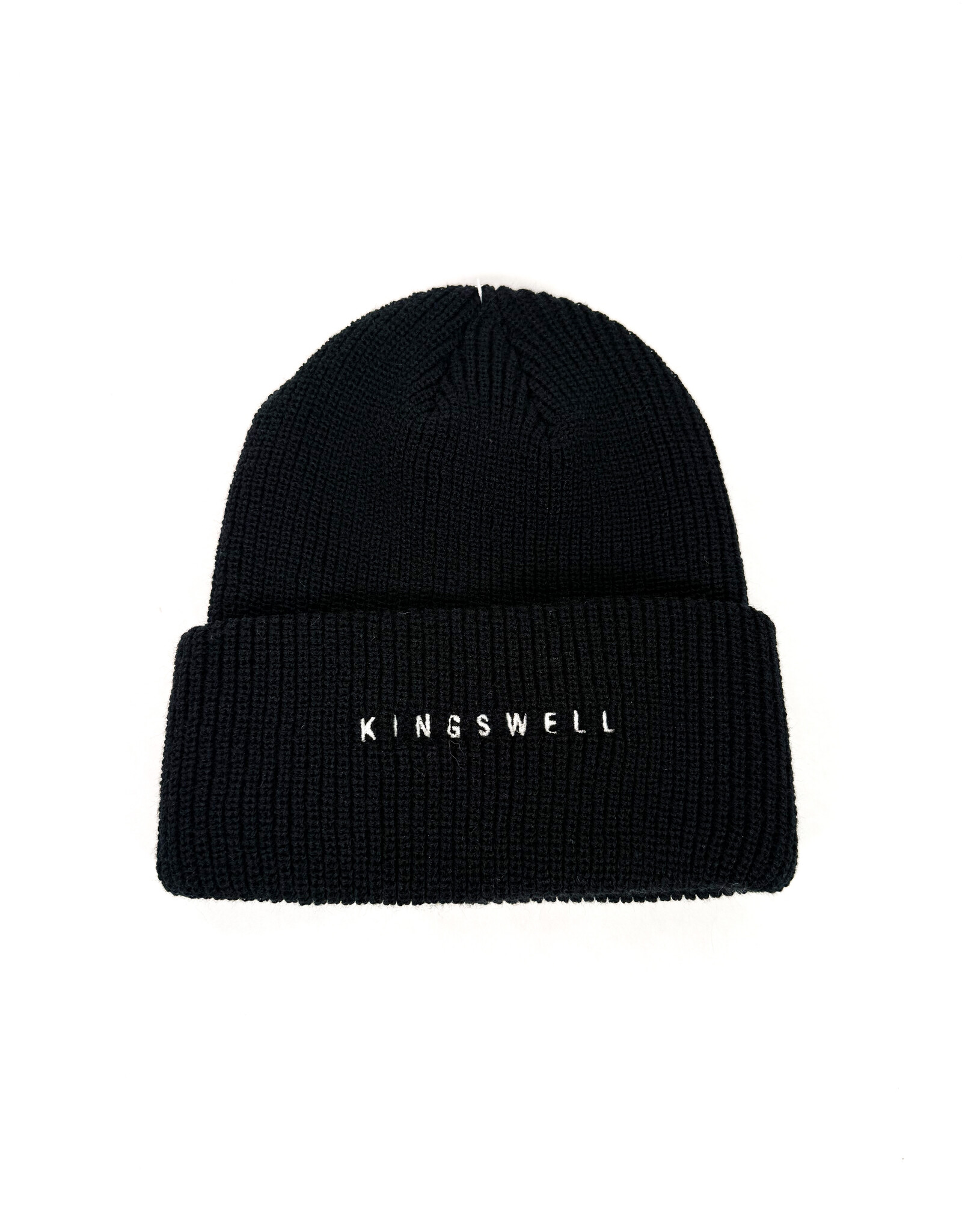 KINGSWELL KINGSWELL EMBROIDERED FOS BEANIE - BLACK