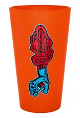 SANTA CRUZ Speed Wheels Screaming Hand Pint Glass - Orange