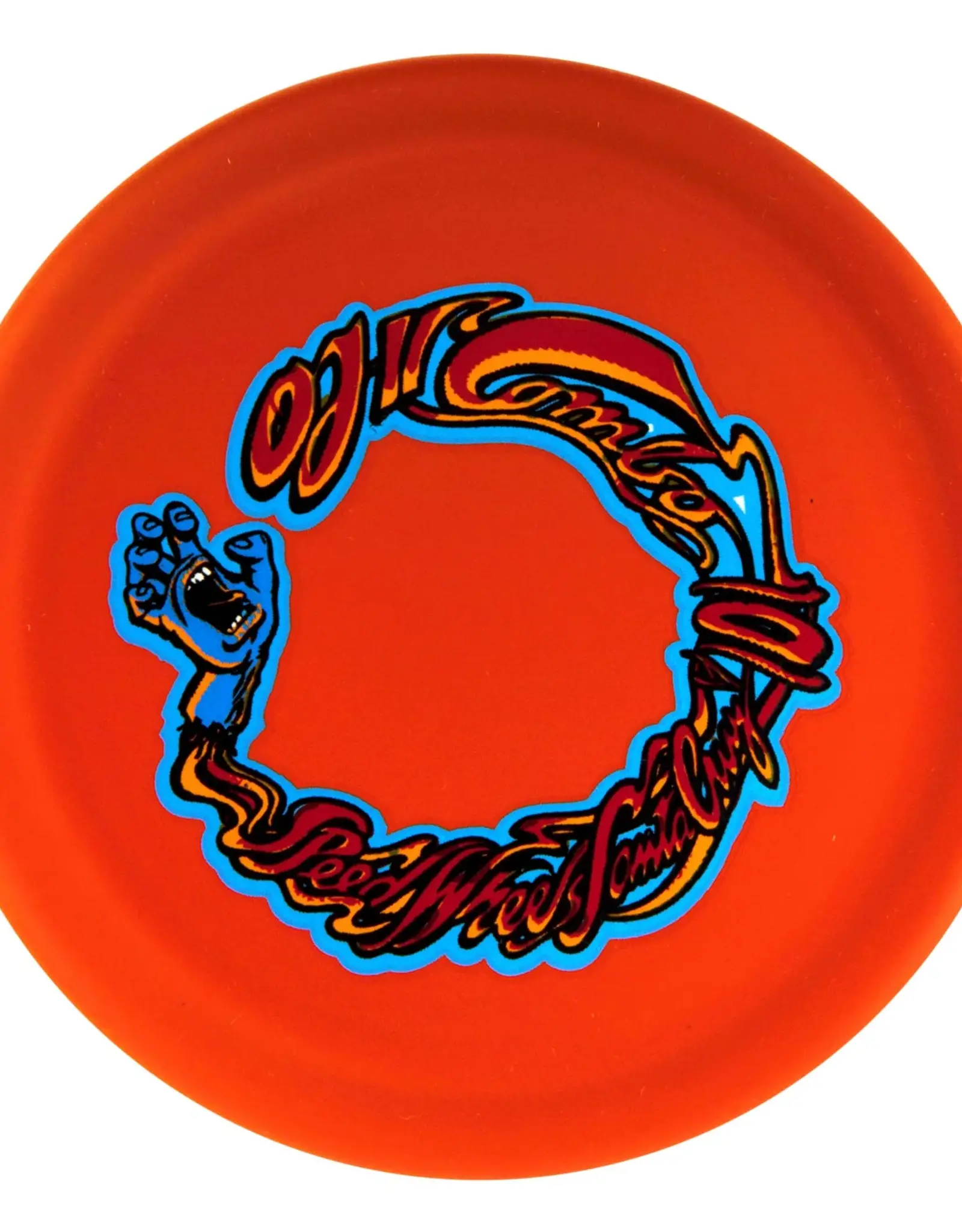 SANTA CRUZ Speed Wheels Screaming Hand Pint Glass - Orange