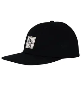 CREATURE Creature 9 to 5 Unstructured Strapback Hat - Black