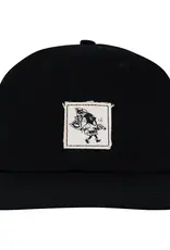 CREATURE Creature 9 to 5 Unstructured Strapback Hat - Black