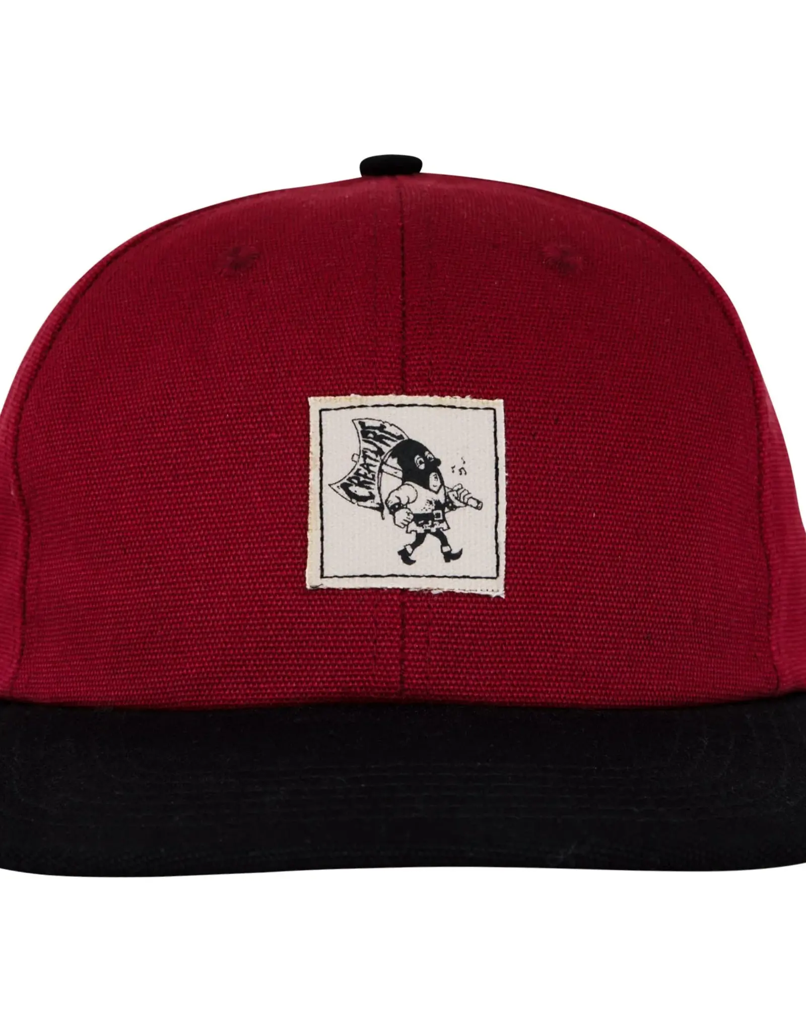 CREATURE Creature 9 to 5 Unstructured Strapback Hat - Maroon