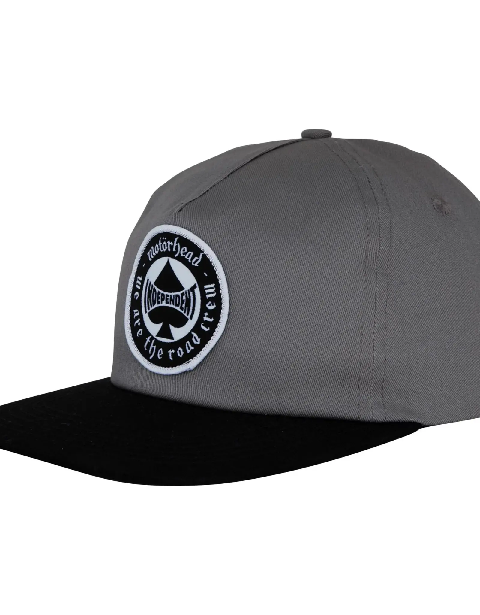 INDEPENDENT Motörhead Spade Unstructured Snapback Hat - Charcoal / Black