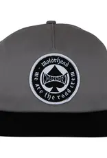 INDEPENDENT Motörhead Spade Unstructured Snapback Hat - Charcoal / Black