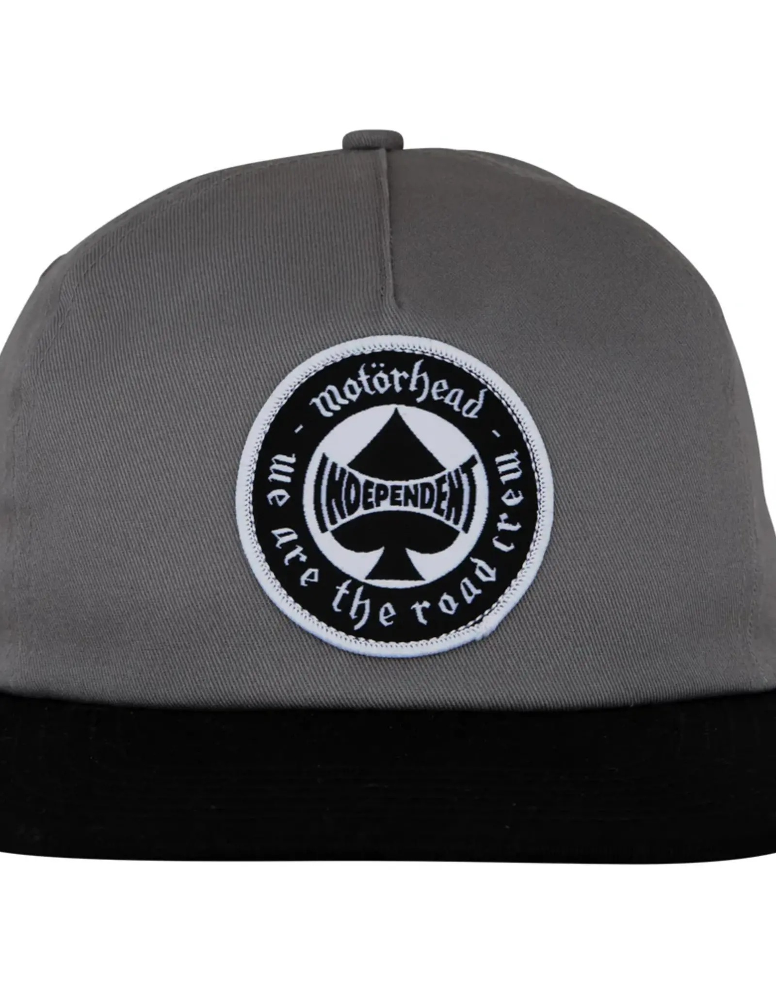 INDEPENDENT Motörhead Spade Unstructured Snapback Hat - Charcoal / Black