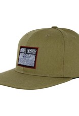 SANTA CRUZ Dressen Celtic Dogs Structured Snapback Hat - Olive