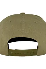 SANTA CRUZ Dressen Celtic Dogs Structured Snapback Hat - Olive