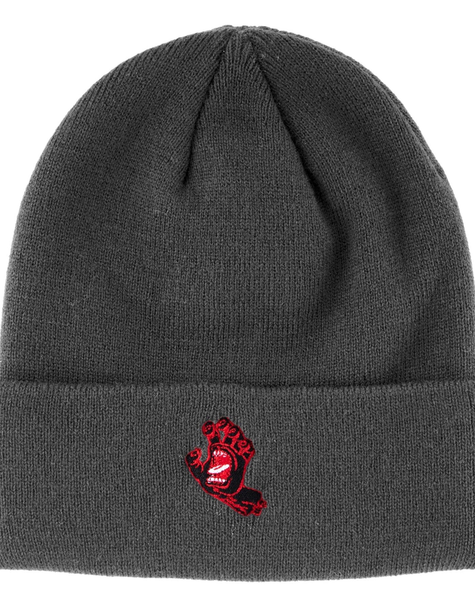 SANTA CRUZ Santa Cruz Screaming Hand Longshoreman Beanie - Charcoal