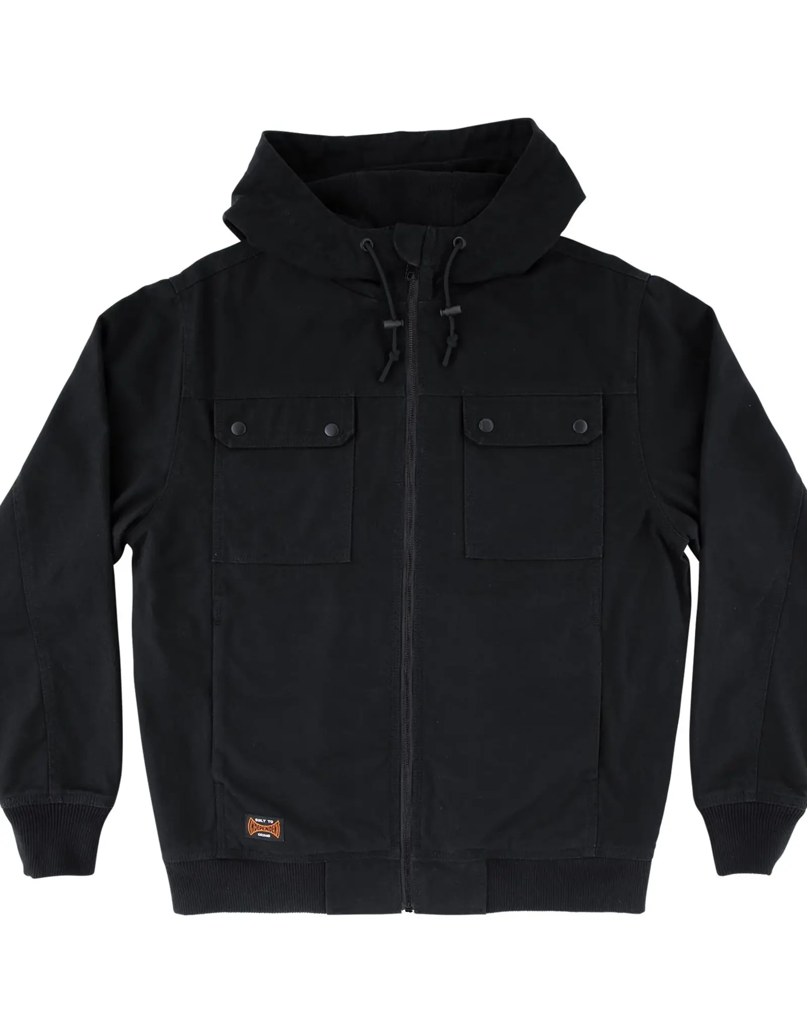 INDEPENDENT Built To Grind Long Sleeve Work Jacket - Black