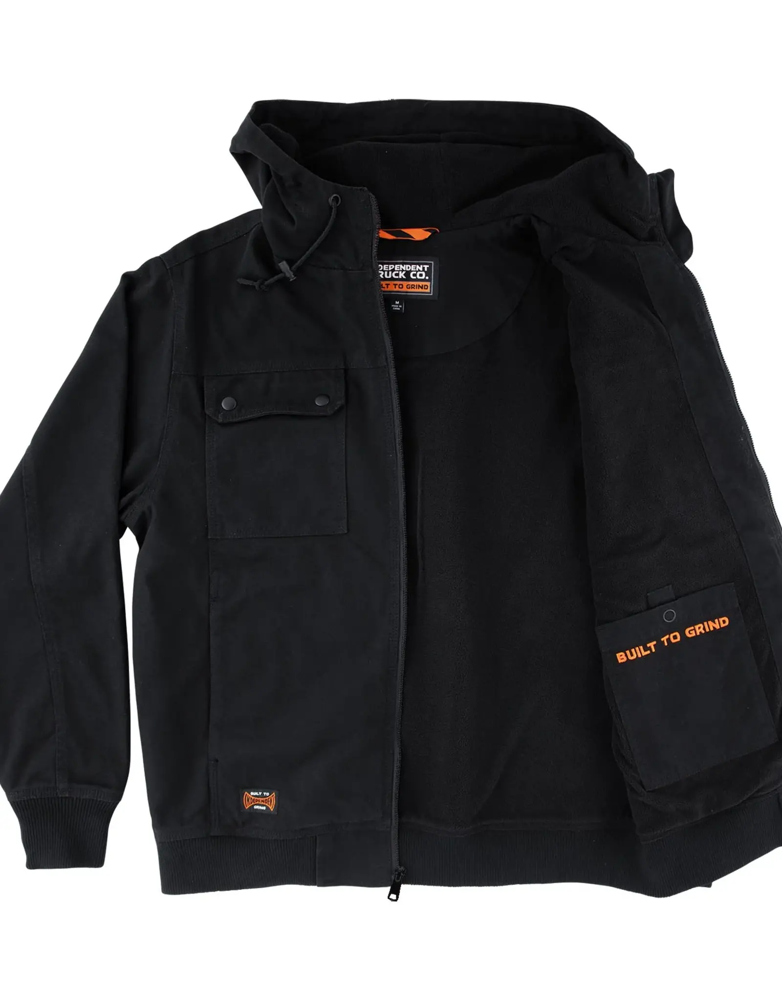 INDEPENDENT Built To Grind Long Sleeve Work Jacket - Black