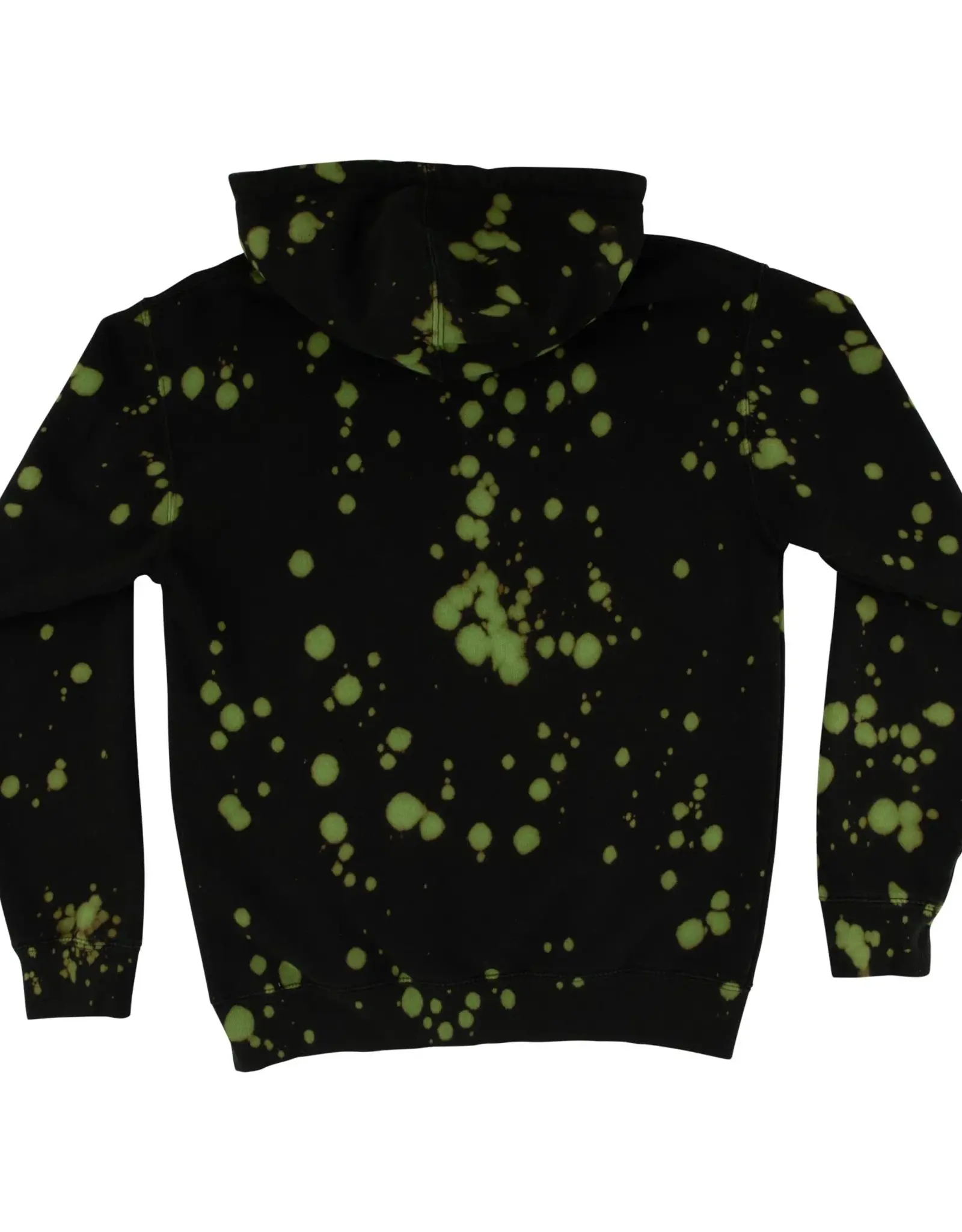 SANTA CRUZ Dressen Celtic Dogs Heavyweight Hoodie - Black Toxic Splatter
