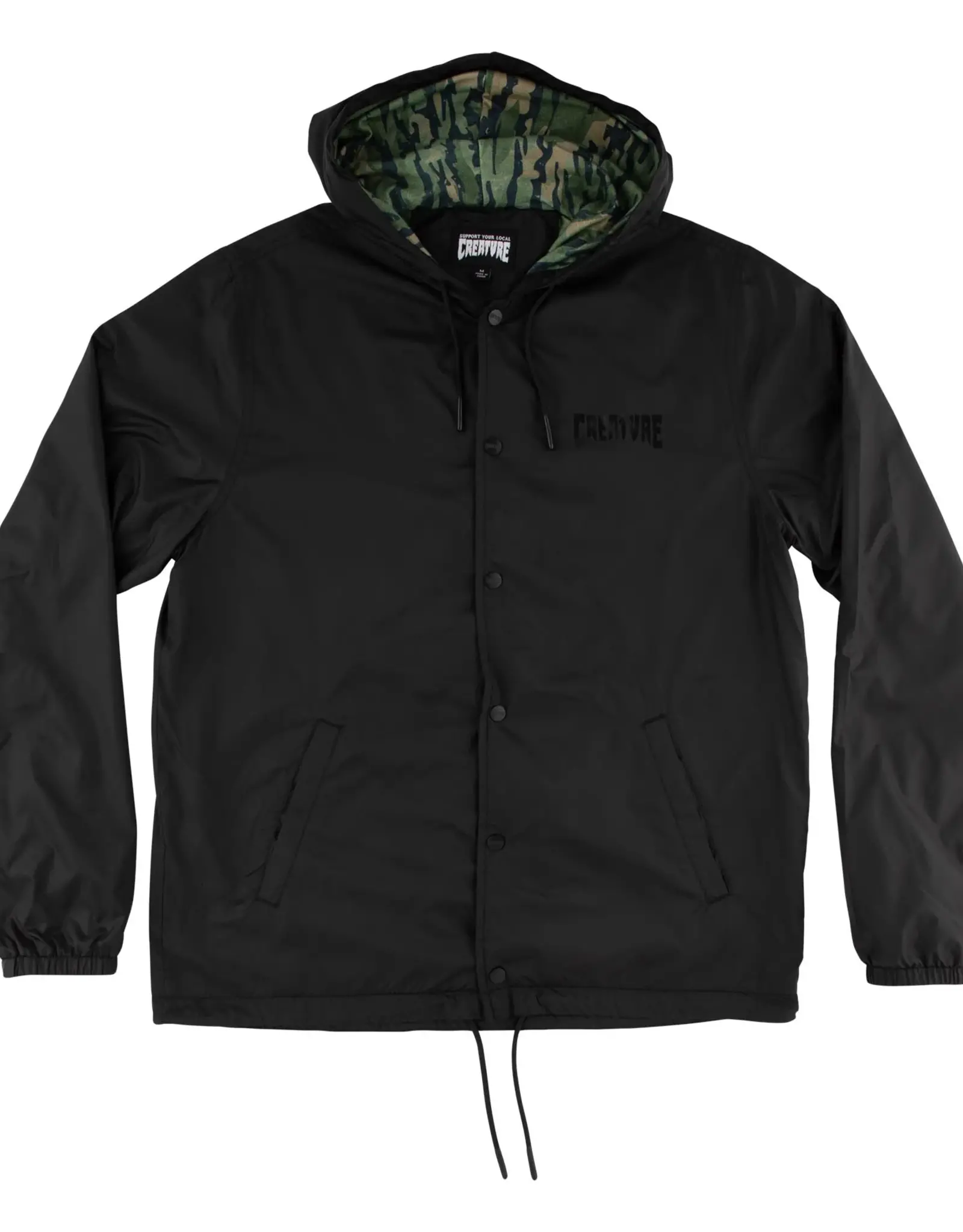 CREATURE CRTR Coach Windbreaker L/S Jacket - Black