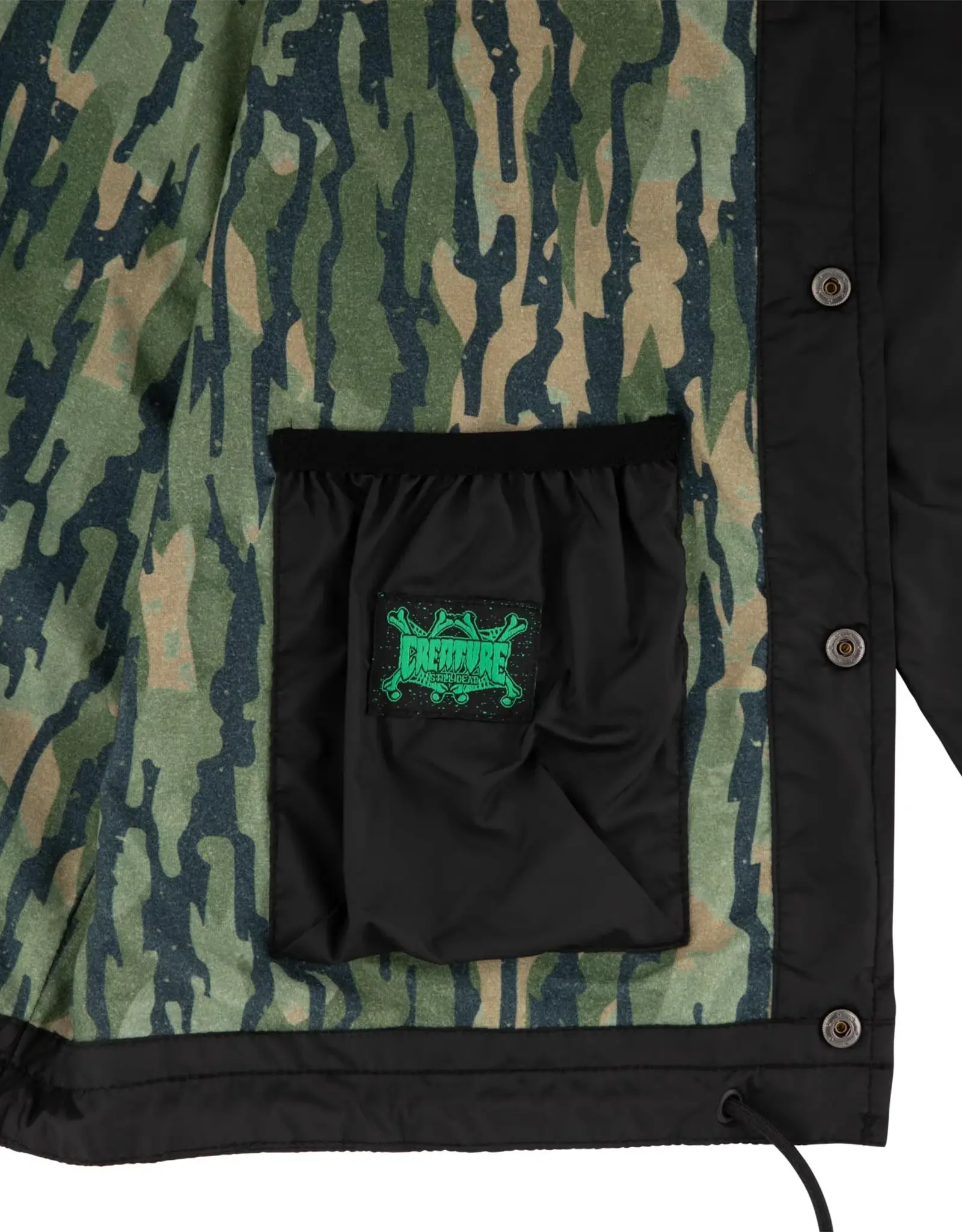 CREATURE CRTR Coach Windbreaker L/S Jacket - Black